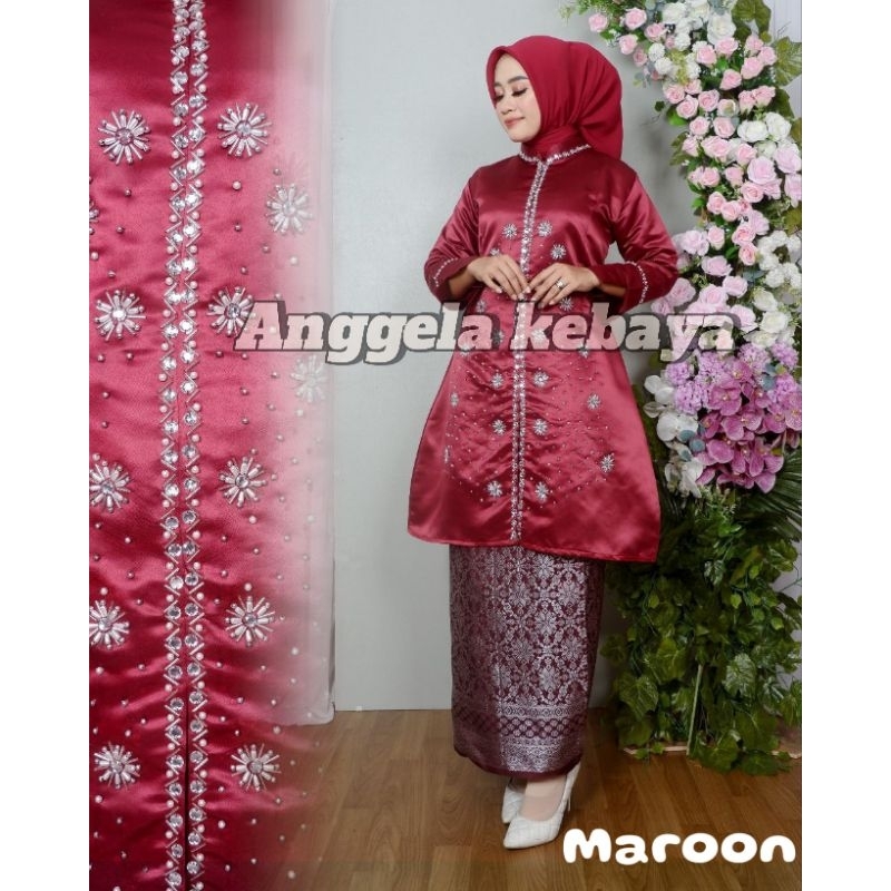 SET BAJU KURUNG BRIDAL PAYET MUTIARA/BAJU KURUNG MELAYU/BAJU KURUNG PESTA MELAYU