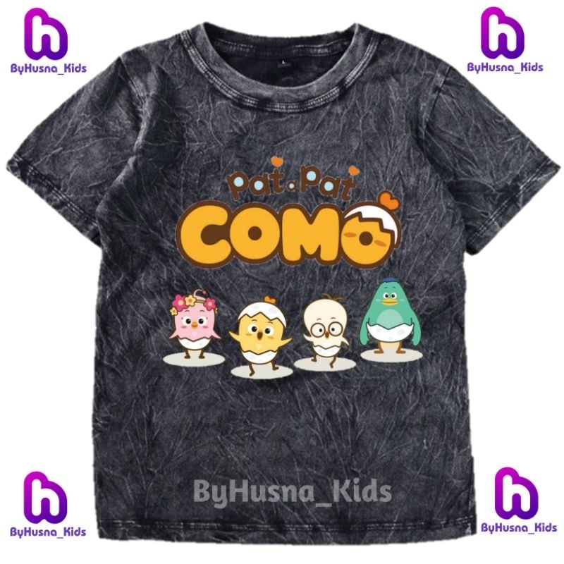 COMO BAJU ANAK KAOS WASHED ANAK PAT A PAT COMO KARTUN YOUTUBE YUTUB ATASAN ANAK BAYI BALITA BATITA T