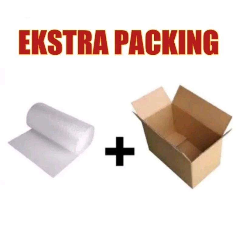 

Ektra Packing Tambahan Dus + Bubblewrap Untuk Paket