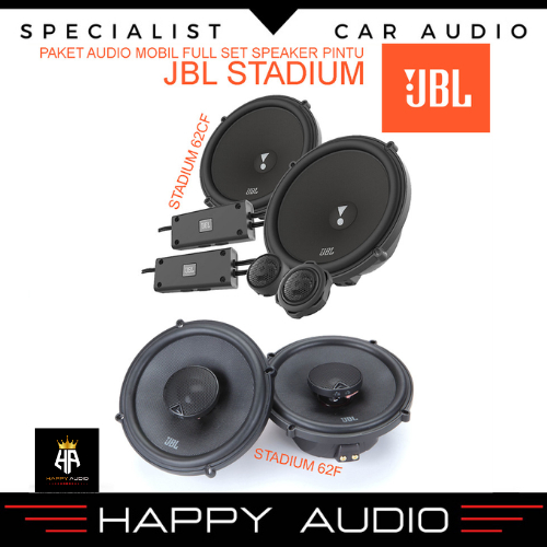 Paket Audio Mobil Full Set Speaker Pintu Split+Coaxial JBL STADIUM SQ