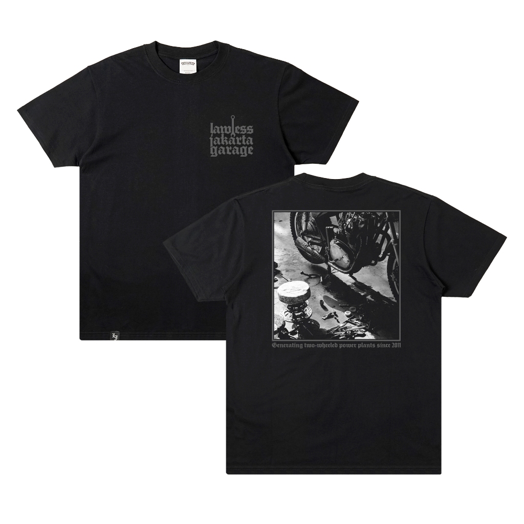 Lawless Jakarta Garage - Quake T-shirt - Black
