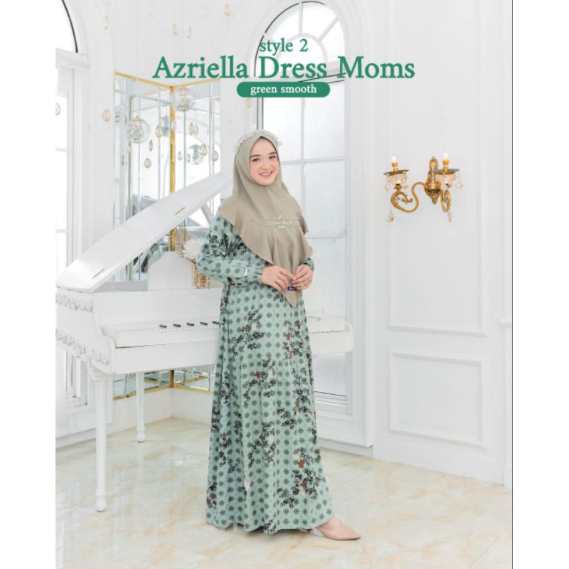 Gamis Terbaru - Azriella Dress Style 2 By Faniahijab Kain Rayon Zara Twill