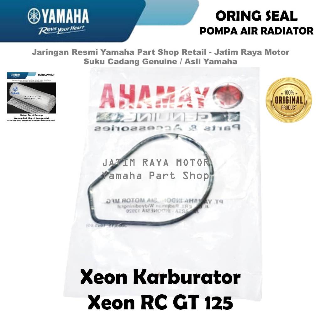 Oring Sil Seal Pompa Air Radiator Gt 125 Xeon Rc Asli Original Yamaha Surabaya