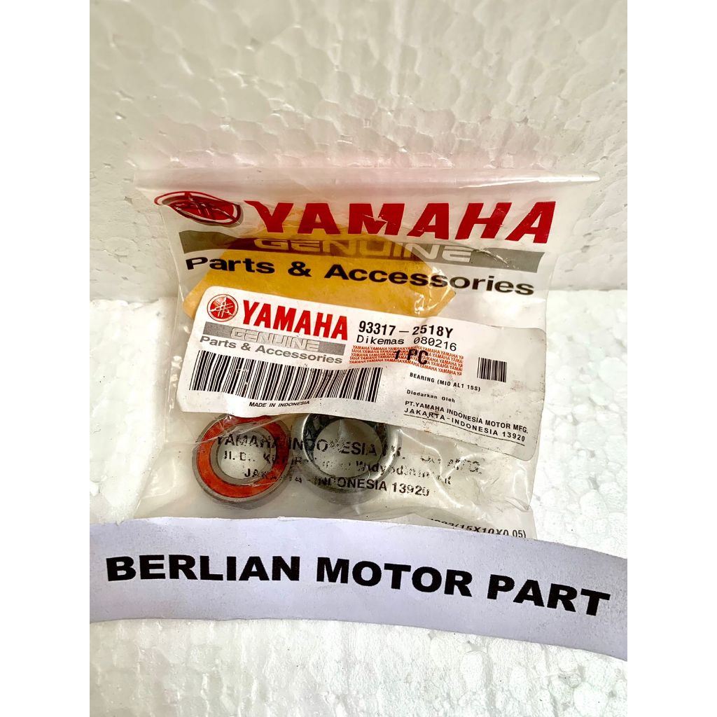 BEARING PULLY MIO-MIO SPORTY-MIO SOUL-MIO J-MIO M3-MIO GT-FINO-X RIDE/BEARING AS PULLY LAHER BAMBU P