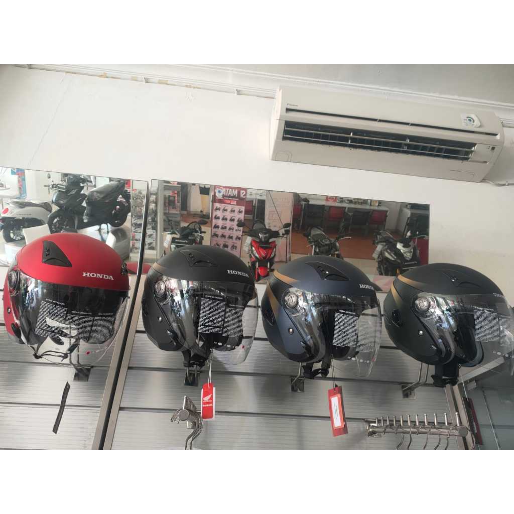 Helm Half Face Honda Luxury