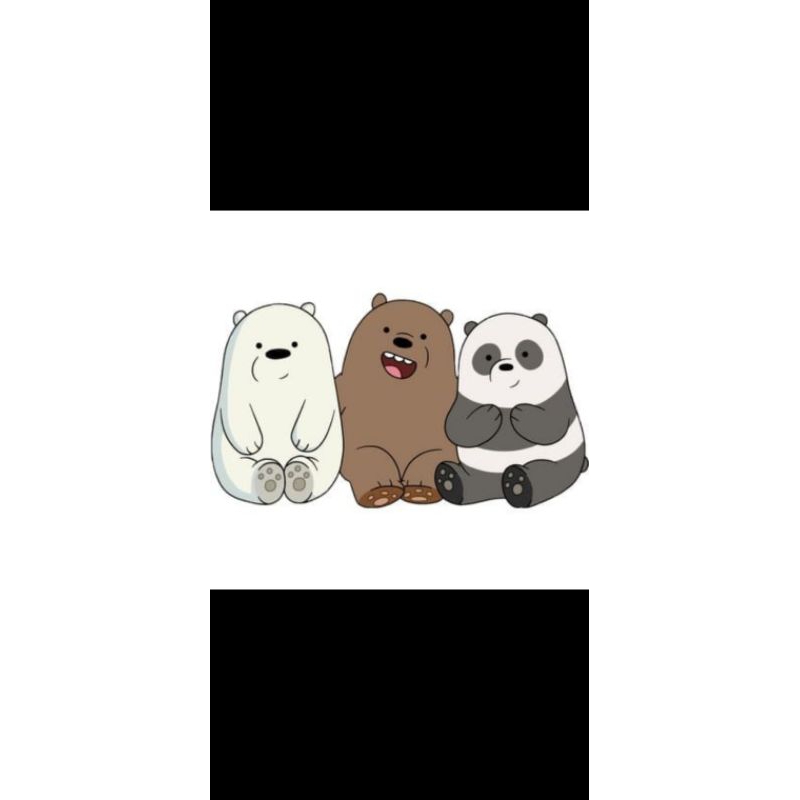 

Pembatas buku | we bare bears