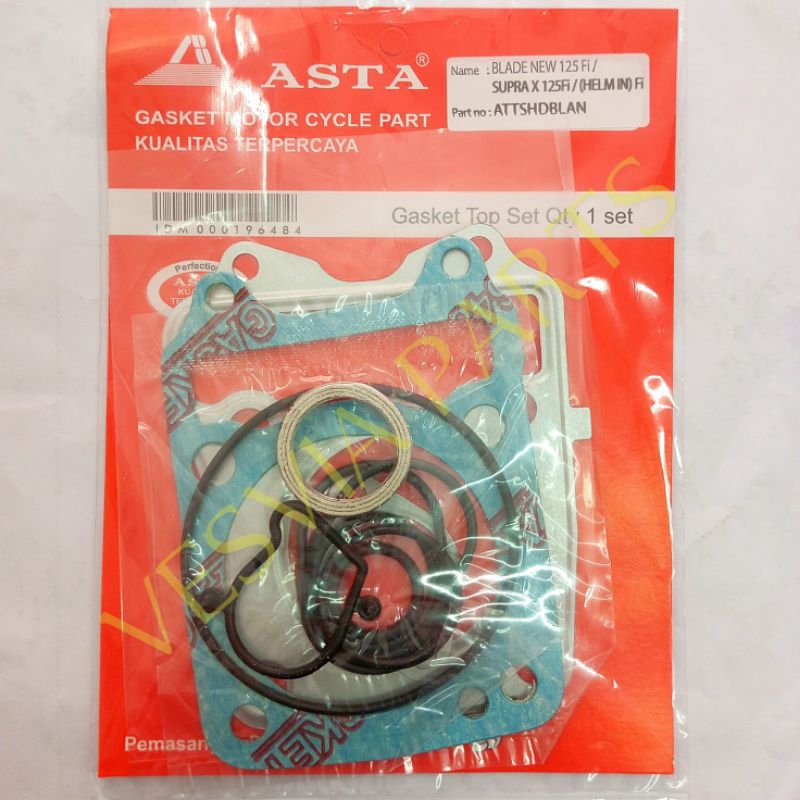 PAKING TOP SET SUPRA X 125 FI BLADE NEW 125 FI SUPRA X 125 HELM IN ASTA