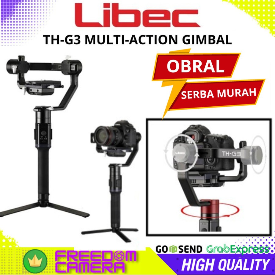 Gimbal kamera LIBEC TH-G3 Gimbal Stabilizer Kamera Multi