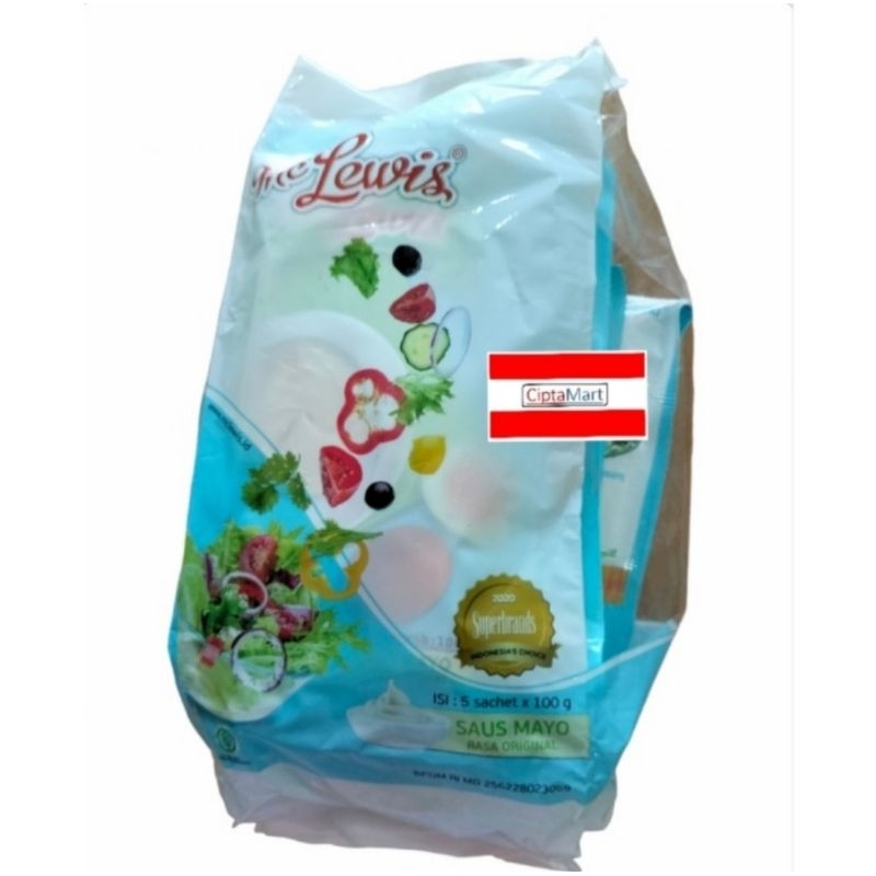 

Saus Mayonaise Sachet Original Mc Lewis 5 X 100 gram
