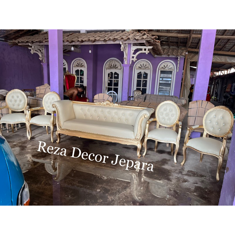 set kursi pelaminan / kursi pelaminan minimalis / kursi pelaminan jati / kursi manten jati / kursi m