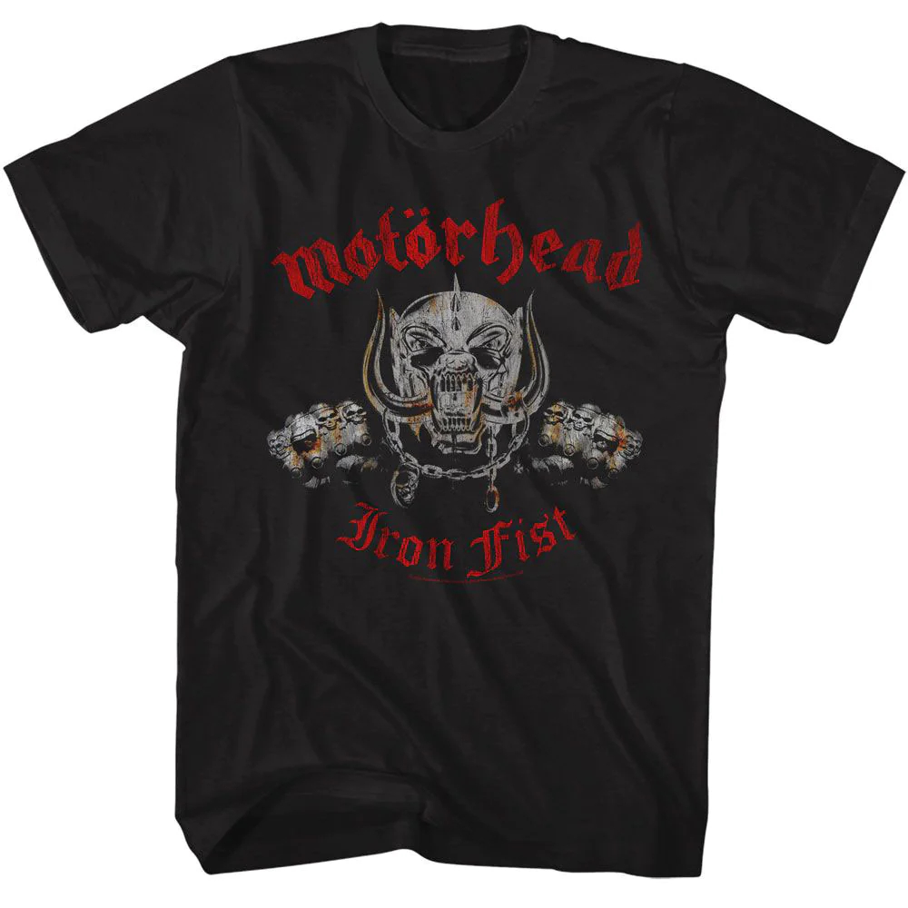 TShirt Motorhead Iron Fist | Kaos Band Official Merch