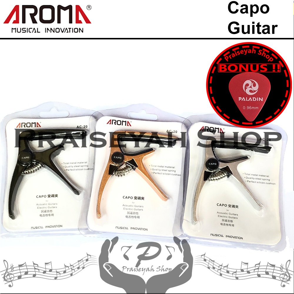 Capo Gitar Akustik Klasik Nylon Atau String Kapo
