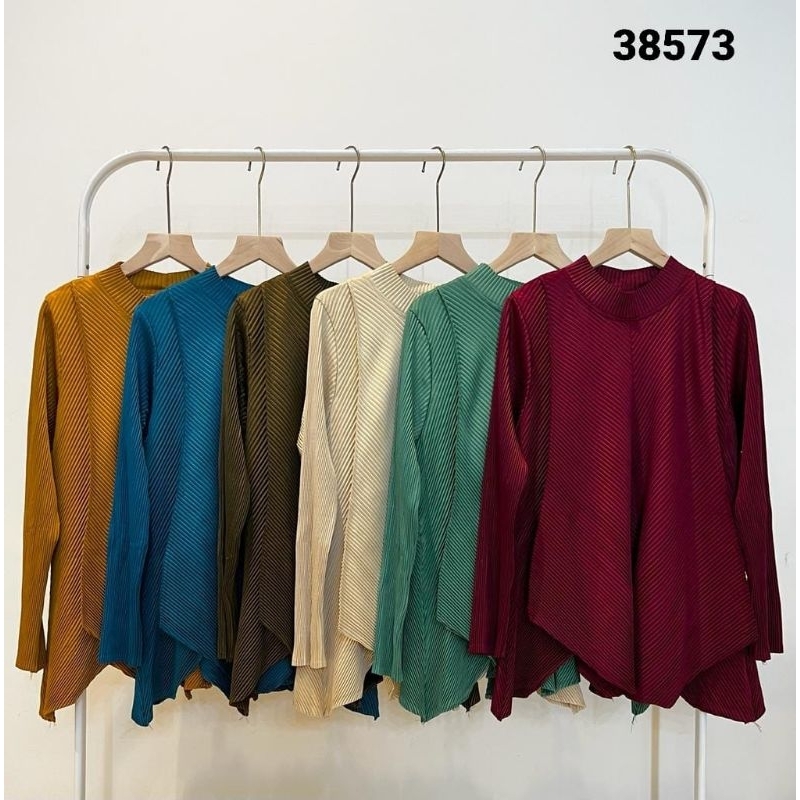 atasan/ blouse plisket pleats premium termurah