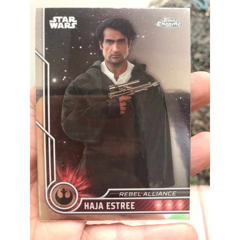 HAJA ESTREE TOPPS CHROME STAR WARS REBEL ALLIANCE