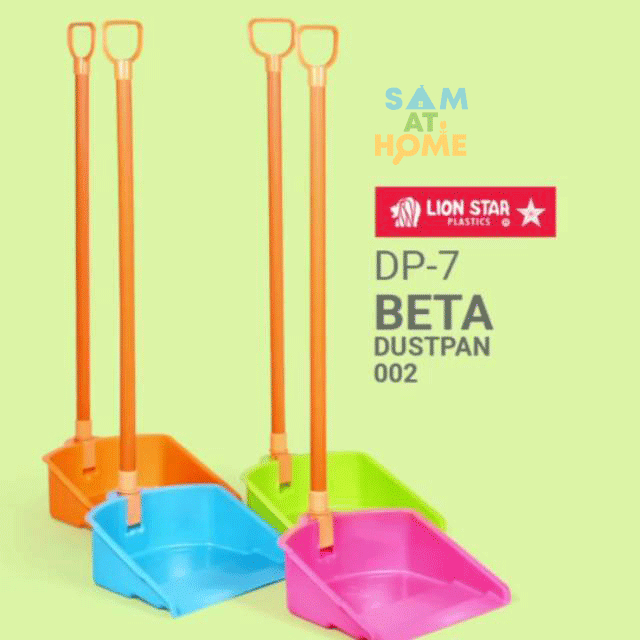 Pengki Lion Star / Pengki Medium Besar - Plastik - Pengki BETA - Sapu - Pengki Sampah Gagang Lipat /