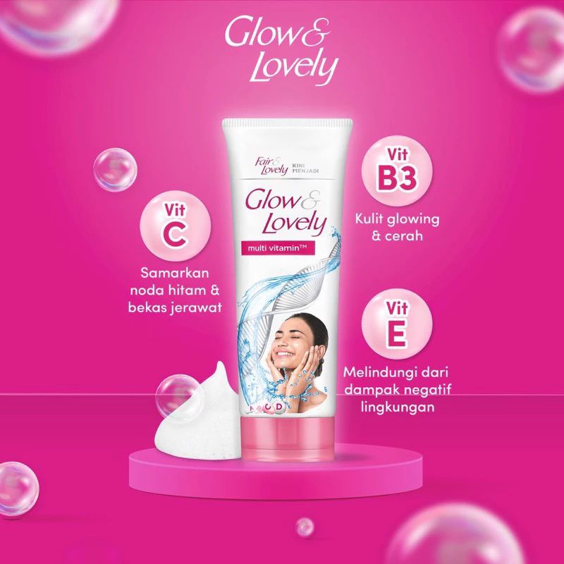 FAIR & LOVELY/GLOW AND LOVELY FACIAL WASH 100ML