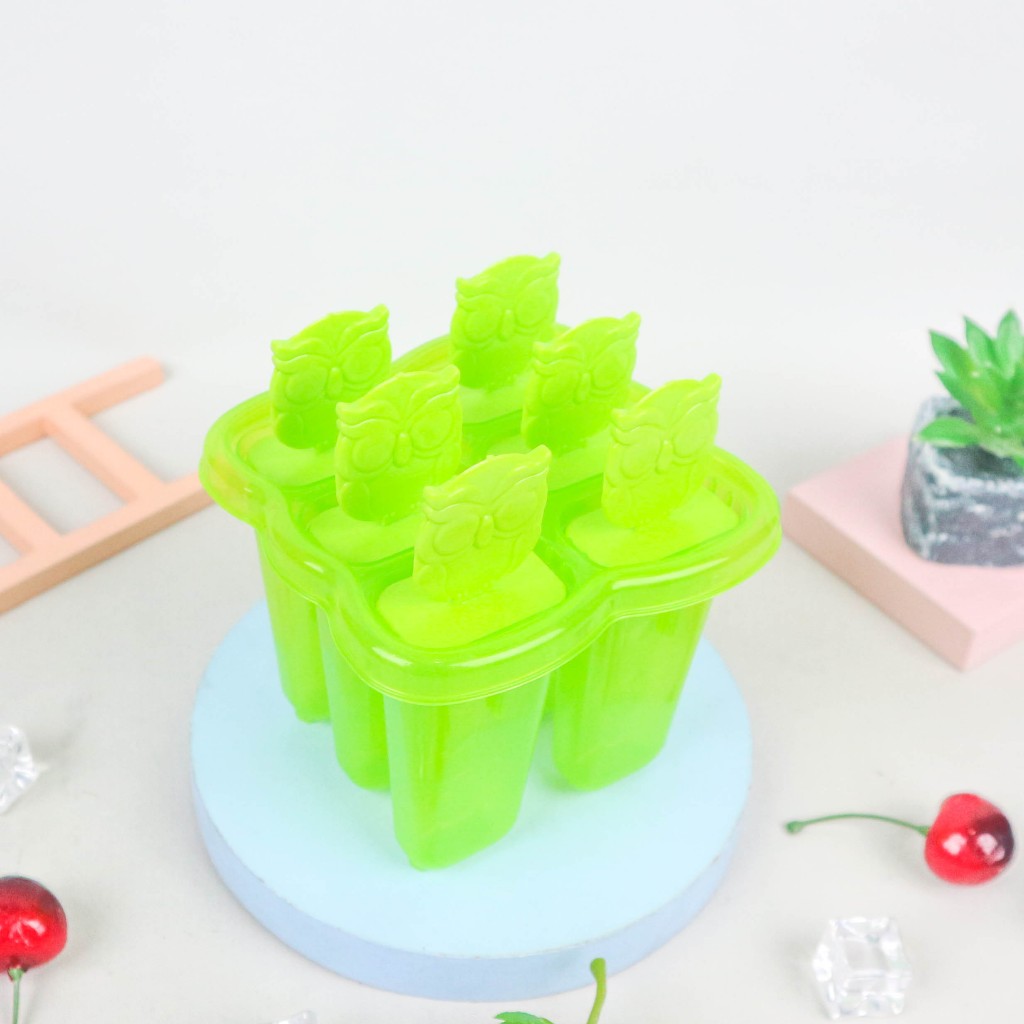 ASVITA Cetakan Es Loli Dan Stik Owl