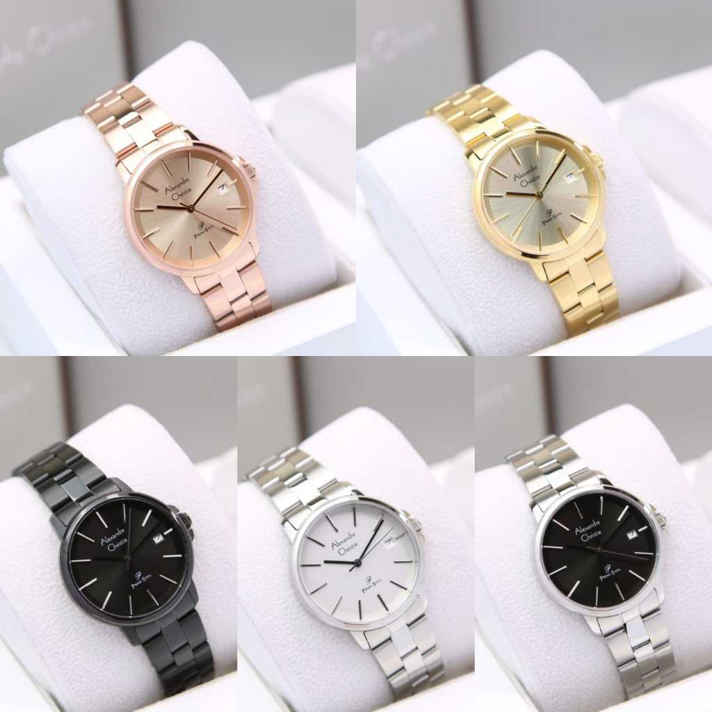 JAM TANGAN WANITA ALEXANDRE CHRISTIE AC 1032 AC1032 ROSEGOLD ORIGINAL