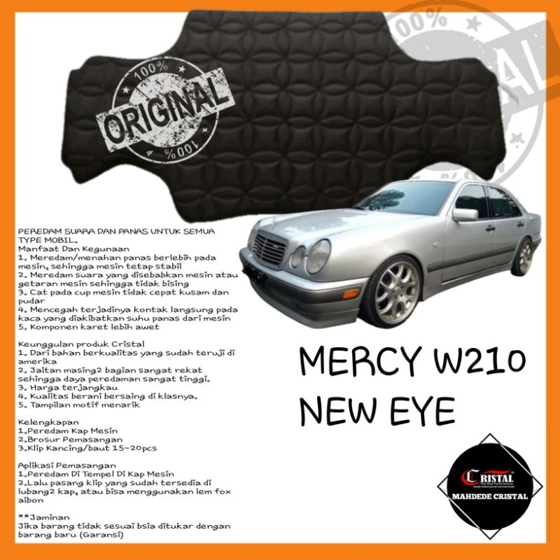 Peredam Kap Mesin Mobil Mercy w210 new eye