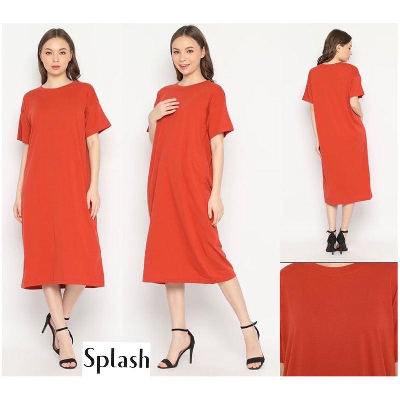 Splash midi dress xl