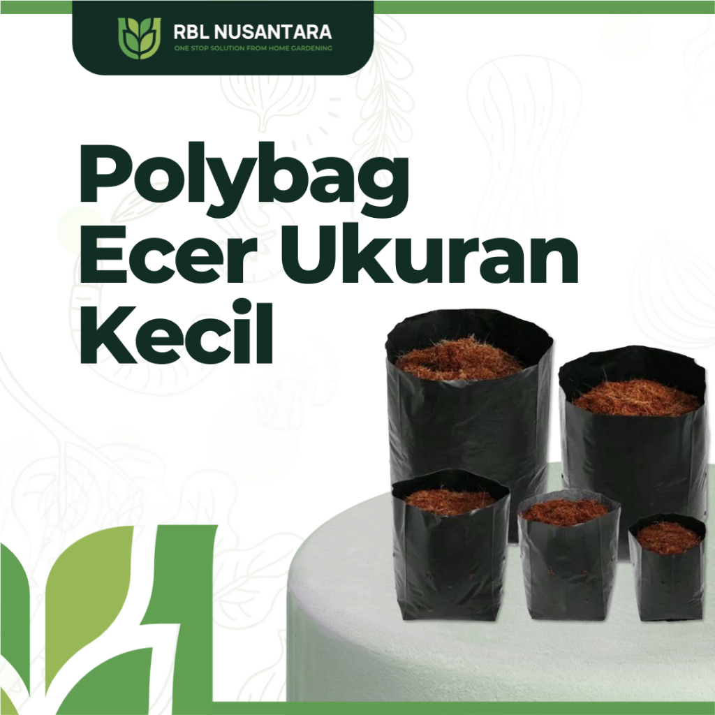POLYBAG TANAMAN - 1 Lembar Polybag Ukuran Kecil