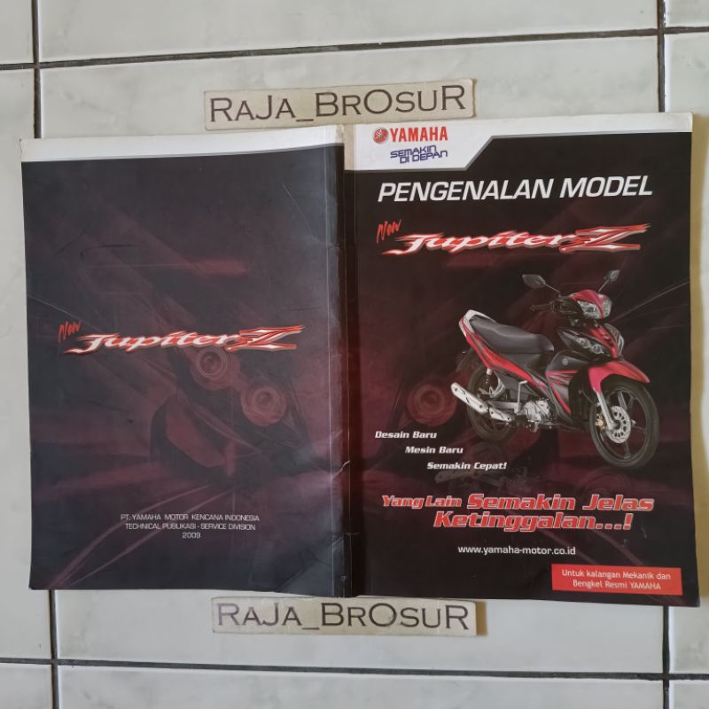 Buku pengenalan model/Poster brosur katalot booklet Yamaha New Jupiter Z Robot 2009