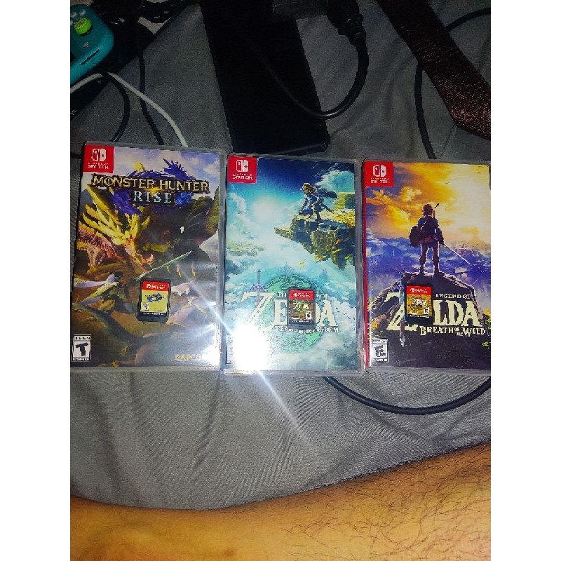 Nintendo switch bundle game zelda dan monster hunter