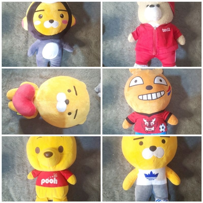 boneka RYAN , POOH DISNEY, TED2 KOSTUM
