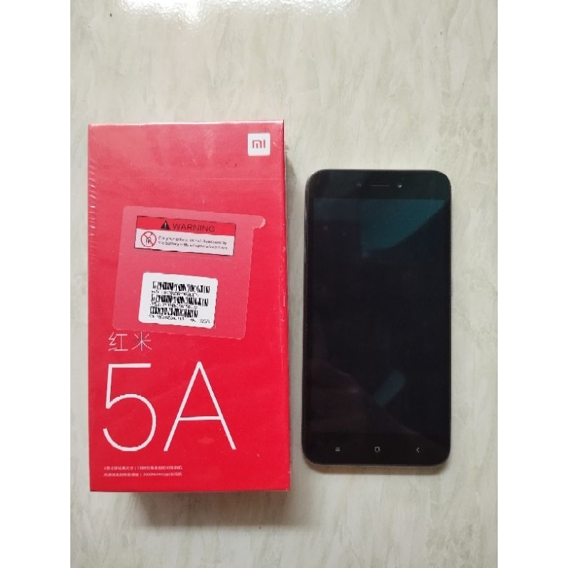 Redmi 5A Ram 3/32gb Fullset Baru