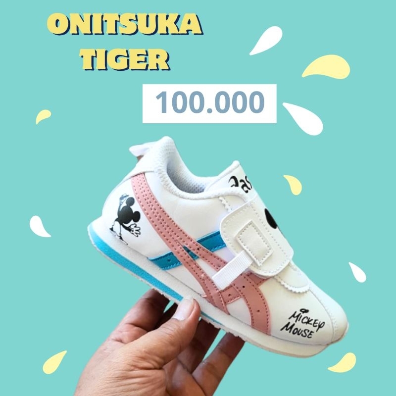 Sepatu Anak Onitsuka Tiger Karakter Mickeymouse Laki Laki Dan Perempuan