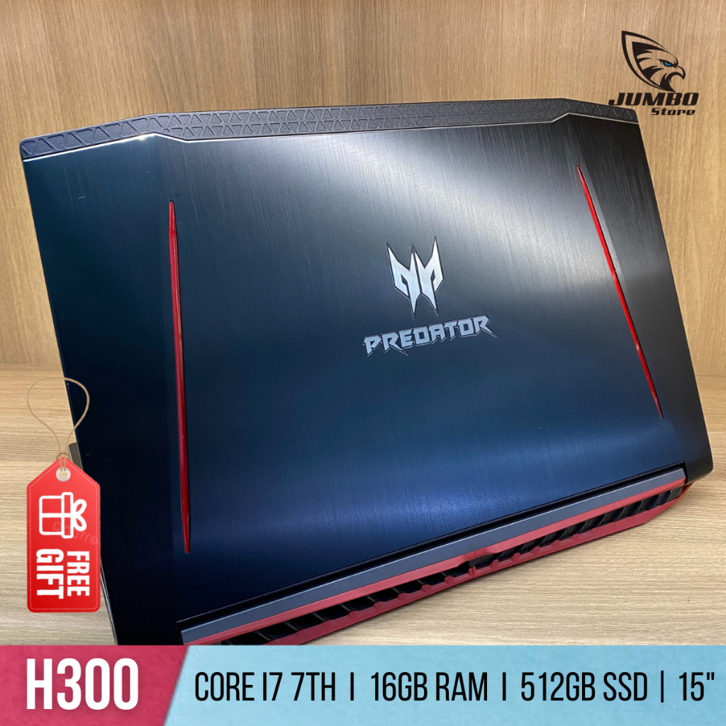 Laptop Acer Predator Helios 300 Core i7 7th Gen 16GB RAM 1TB SSD Nvidia GeForce GTX 1060 6GB DDR5 Di