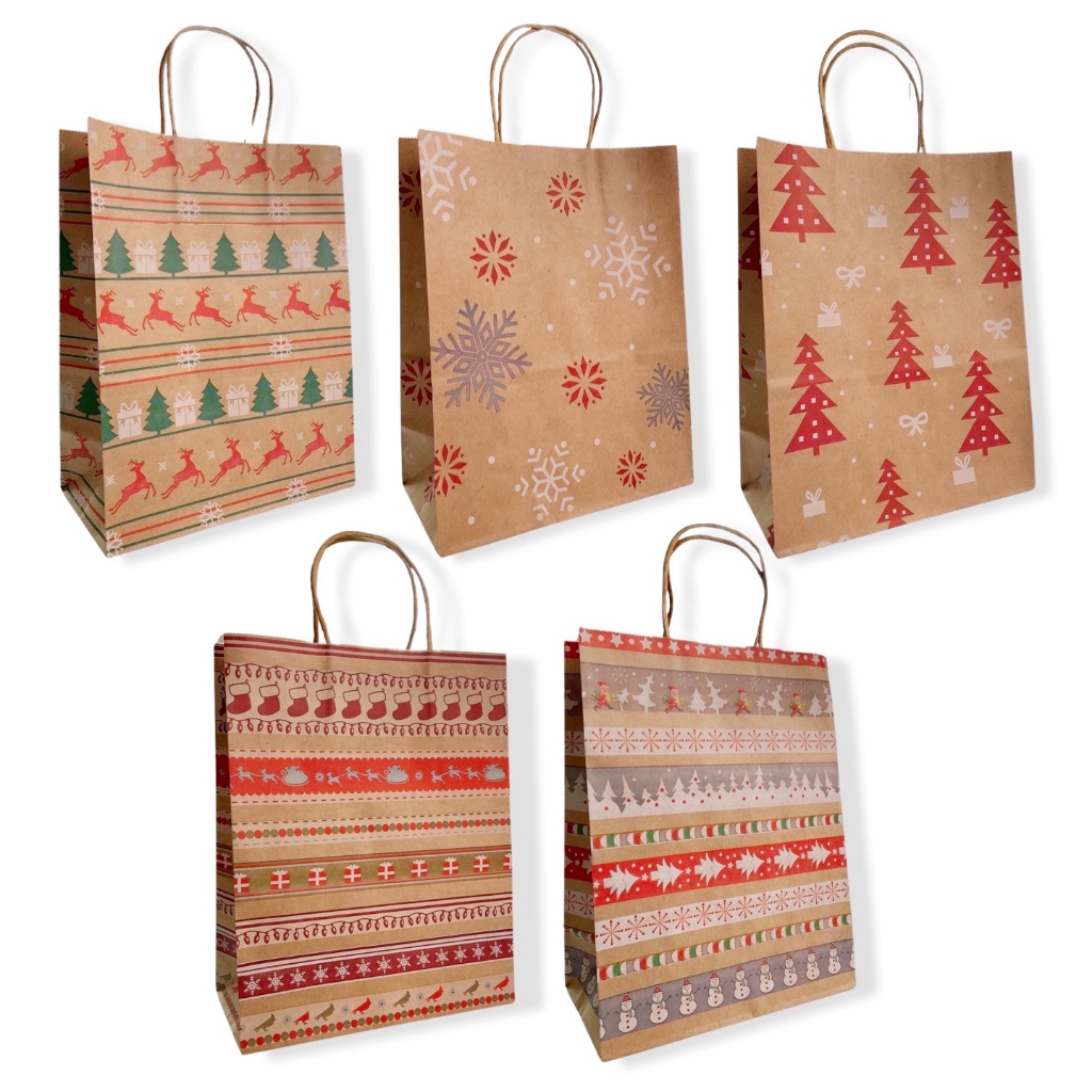 

Scoop Kantong Kertas / Paper Bag Natal 27x21x11cm (pc) 67310500