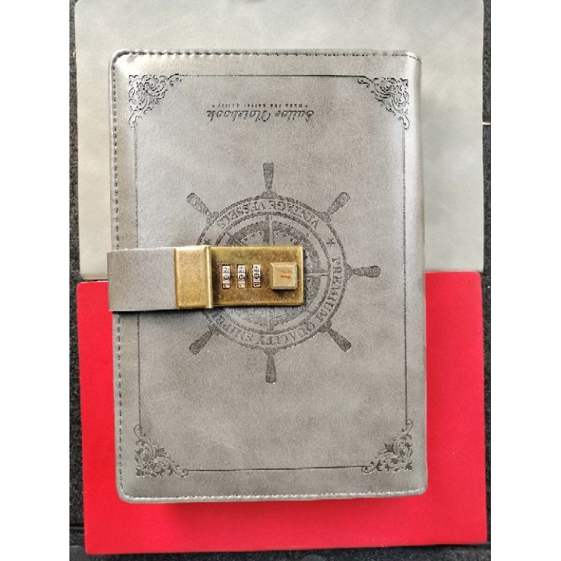 

B6 Planner Book Notebook Buku kerja buku jurnal Buku jadwal dengan keamanan Pengunci dengan kombinasi Angka