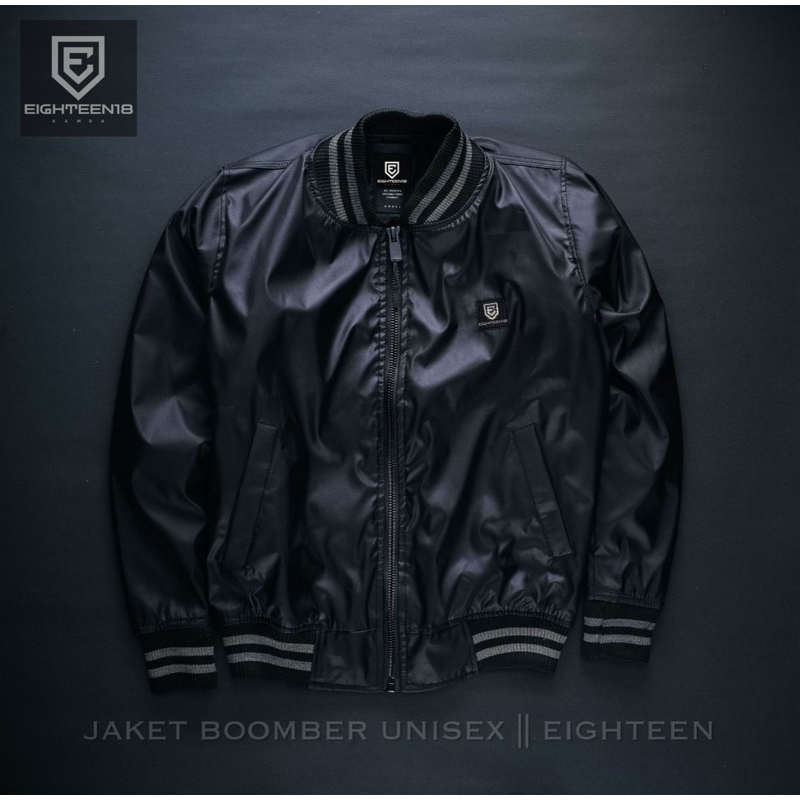 JACKET BOOMBER PRIA WATERPROOF PARASUT TASLAN UNISEX TEBAL COWOK/CEWEK