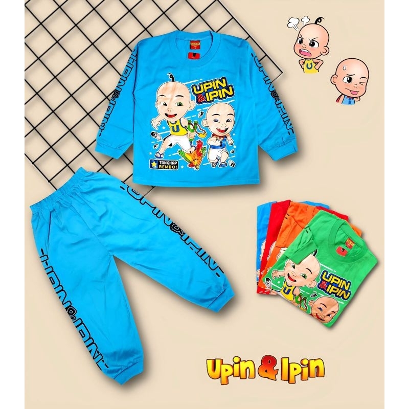 SETELAN BAJU UPIN IPIN TERBARU LENGAN PANJANG