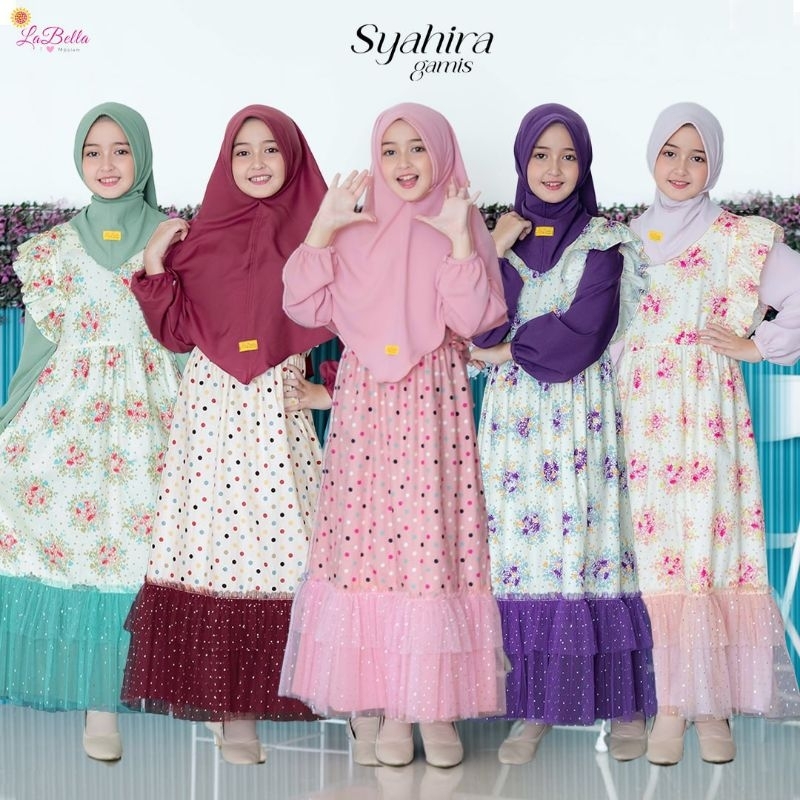 [2026 BEST SELLER ORIGINAL LABELLA] BISA COD GAMIS ANAK PESTA RESMI GAUN ULANG TAHUN BAJU MUSLIMAH B