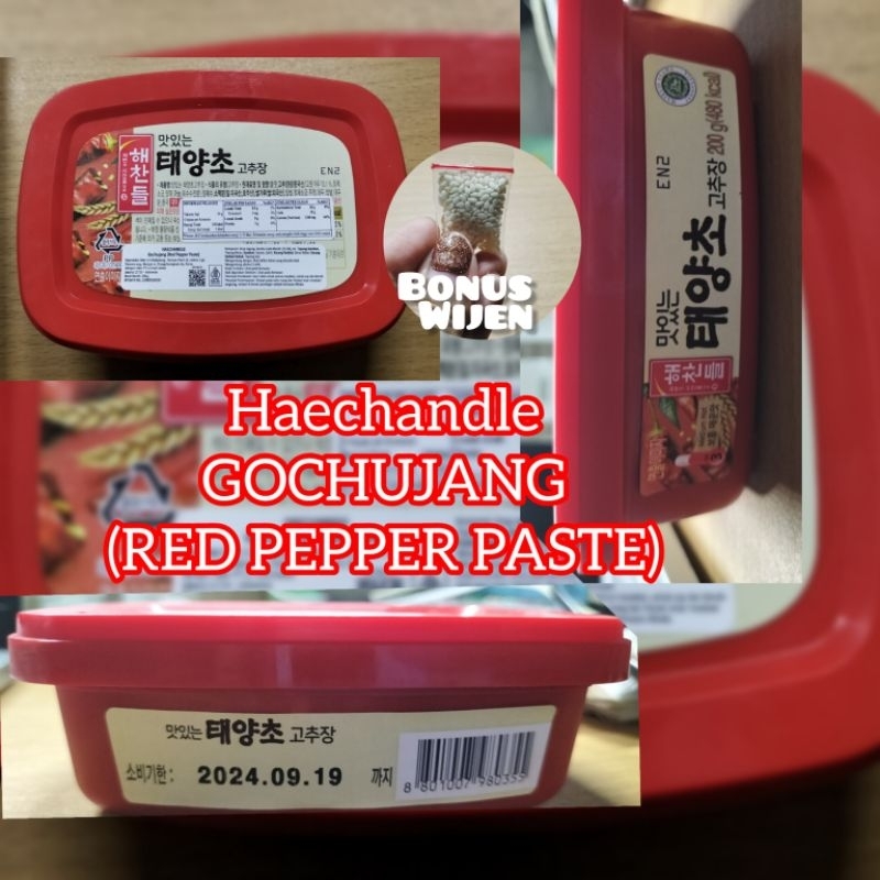 

HAECHANDLE SAJO GOCHUJANG KOREA/ SAUS KOREAN RED PEPPER PASTE
