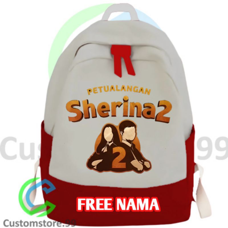 TAS RANSEL ANAK PETUALANGAN SHERINA 2 MOVIE FREE NAMA