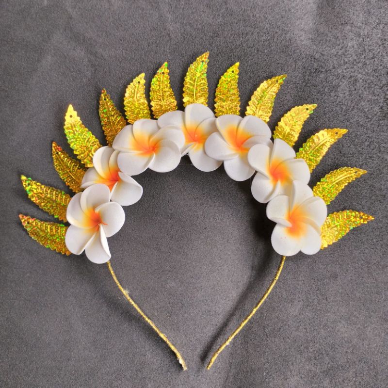 mahkota bali/mahkota bunga kamboja/mahkota kamboja/mahkota sanggul/mahkota bali anak/mahkota bali de