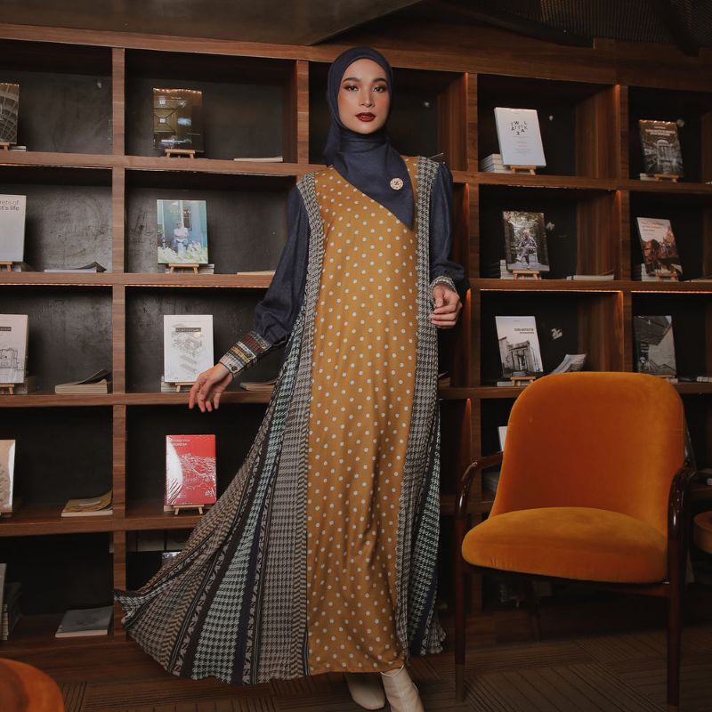 ZASHI ZASKIA SUNGKAR  Mindy Dress
(S,M,L,XL,XXL) Zashi.id Zaskia Sungkar
