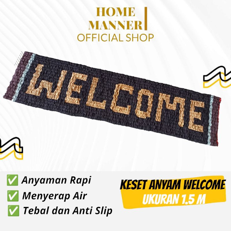 Keset Panjang Welcome Keset Kamar Mandi Keset Dapur Keset Kain Panjang Perca Panjang Keset Anyam Mur