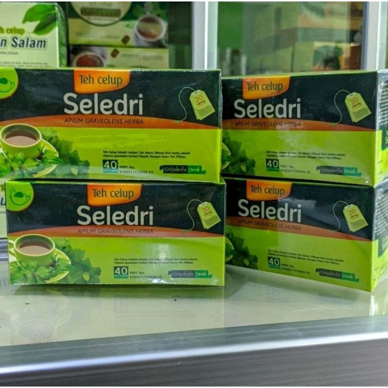 

Teh Celup Herbal daun seledri untuk penurun tekanan darah tinggi Halal Original