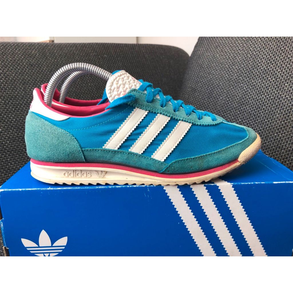 ADIDAS SL72 BABY BLUE PINK Size 37