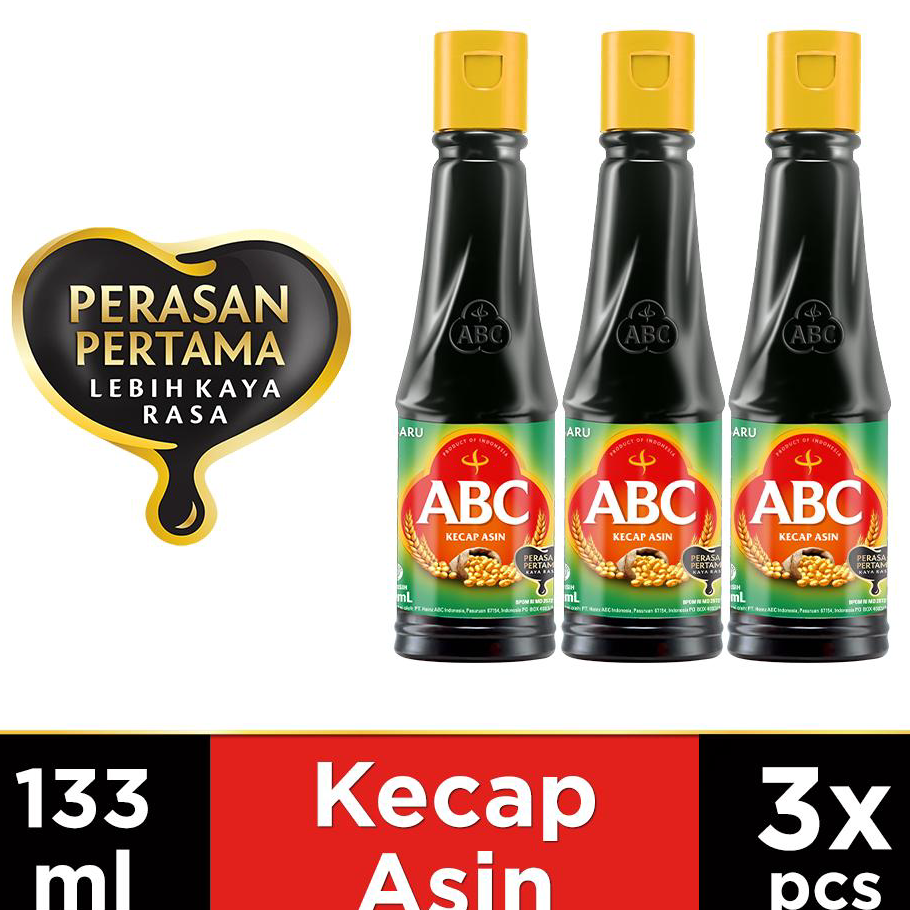 

Terbatas ABC Kecap Asin 3 x 133 ml Super Promo