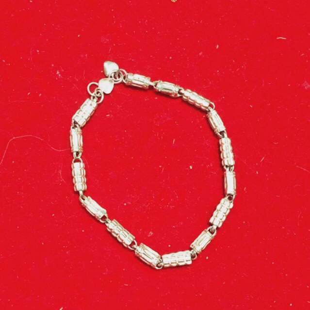 Gelang Tangan Bambu Perak