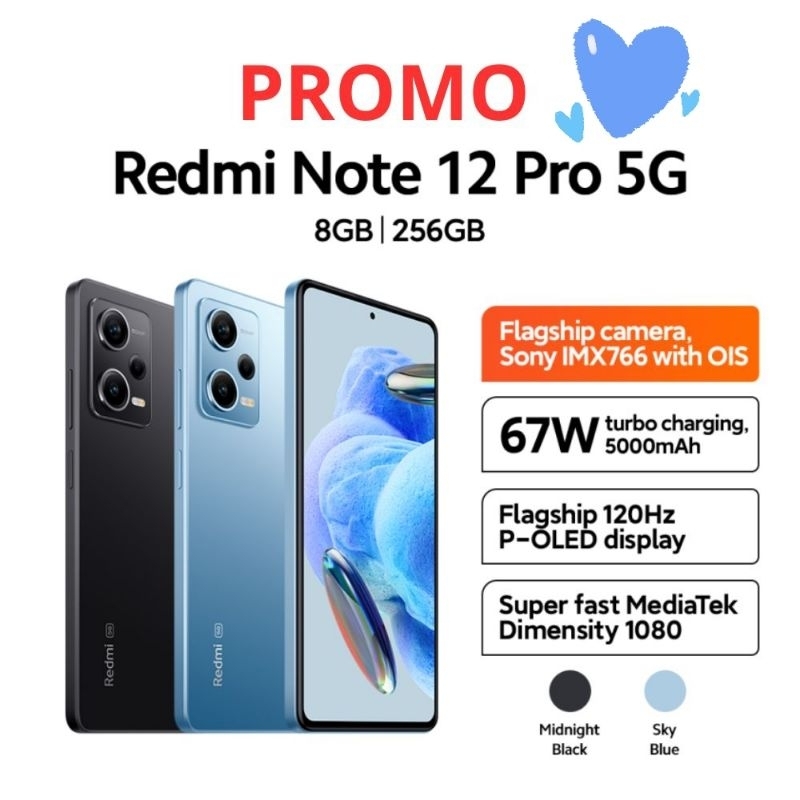 XIAOMI REDMI NOTE 12 PRO 5G 8/256 gb