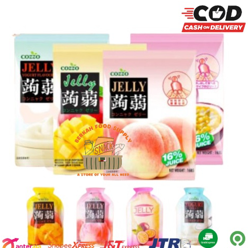 

Diskon Promo ( BERKAH ) COZZO JELLY FRUIT Jelly Stick Assorted Agar Rasa Lychee Mangga Blueberry Bluberi Passion Fruit Markisa Puding 160 gr HALAL