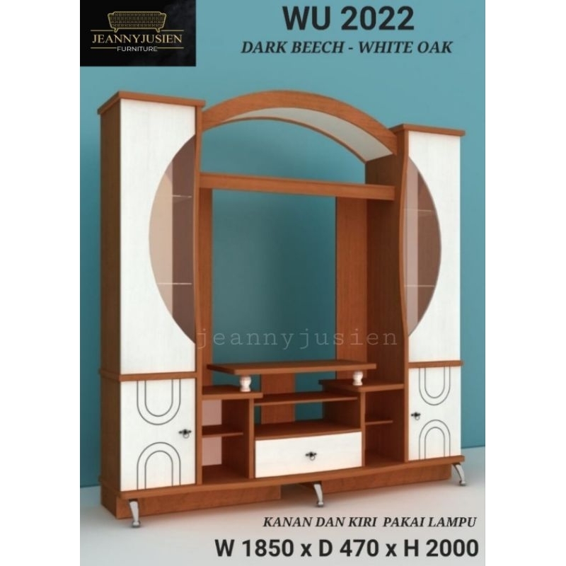 NEW - LEMARI HIAS TV JUMBO MINIMALIS (2022/DRKBCH)