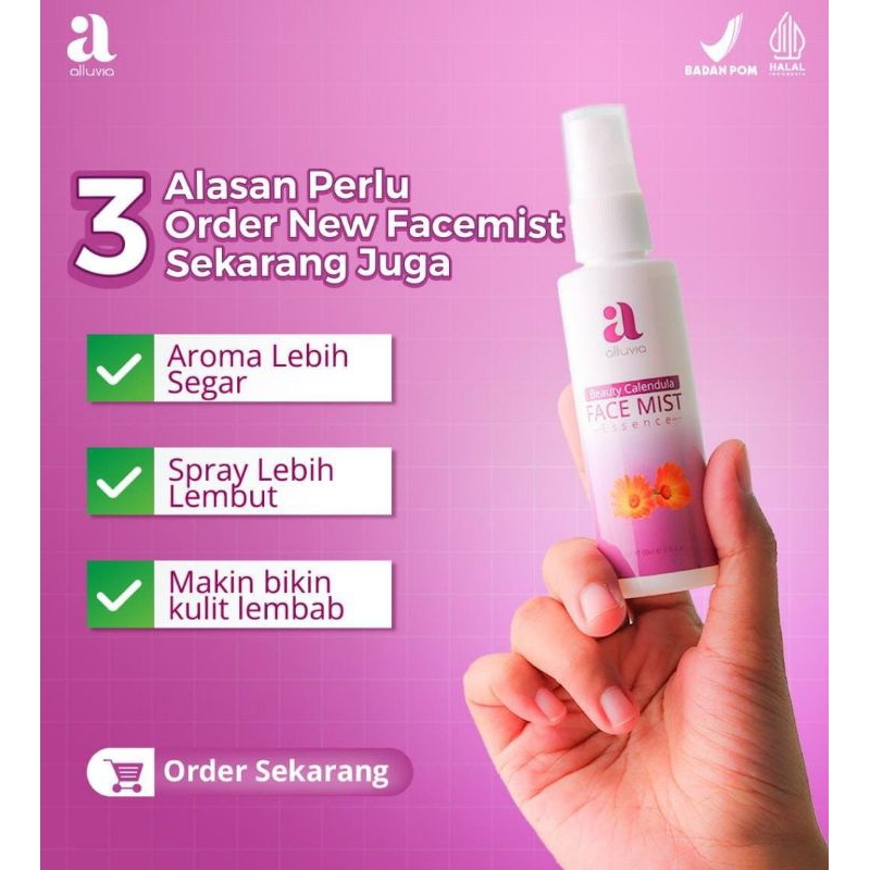 ALLUVIA BEAUTY CALENDULA FACE MIST ESSENCE ORIGINAL