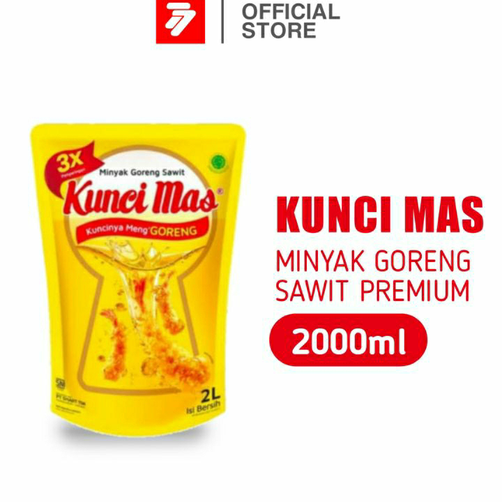 

➹→❆❂ Kunci Mas Minyak Goreng Sawit Premium Refill Pouch 2 L Model Baru